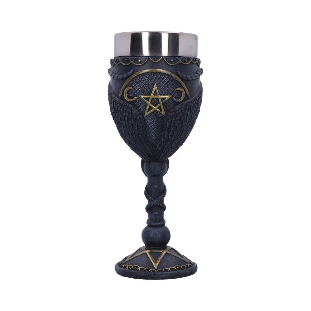 Pocal Baphomet – Pahar gotic cu insert din oțel inoxidabil [2]
