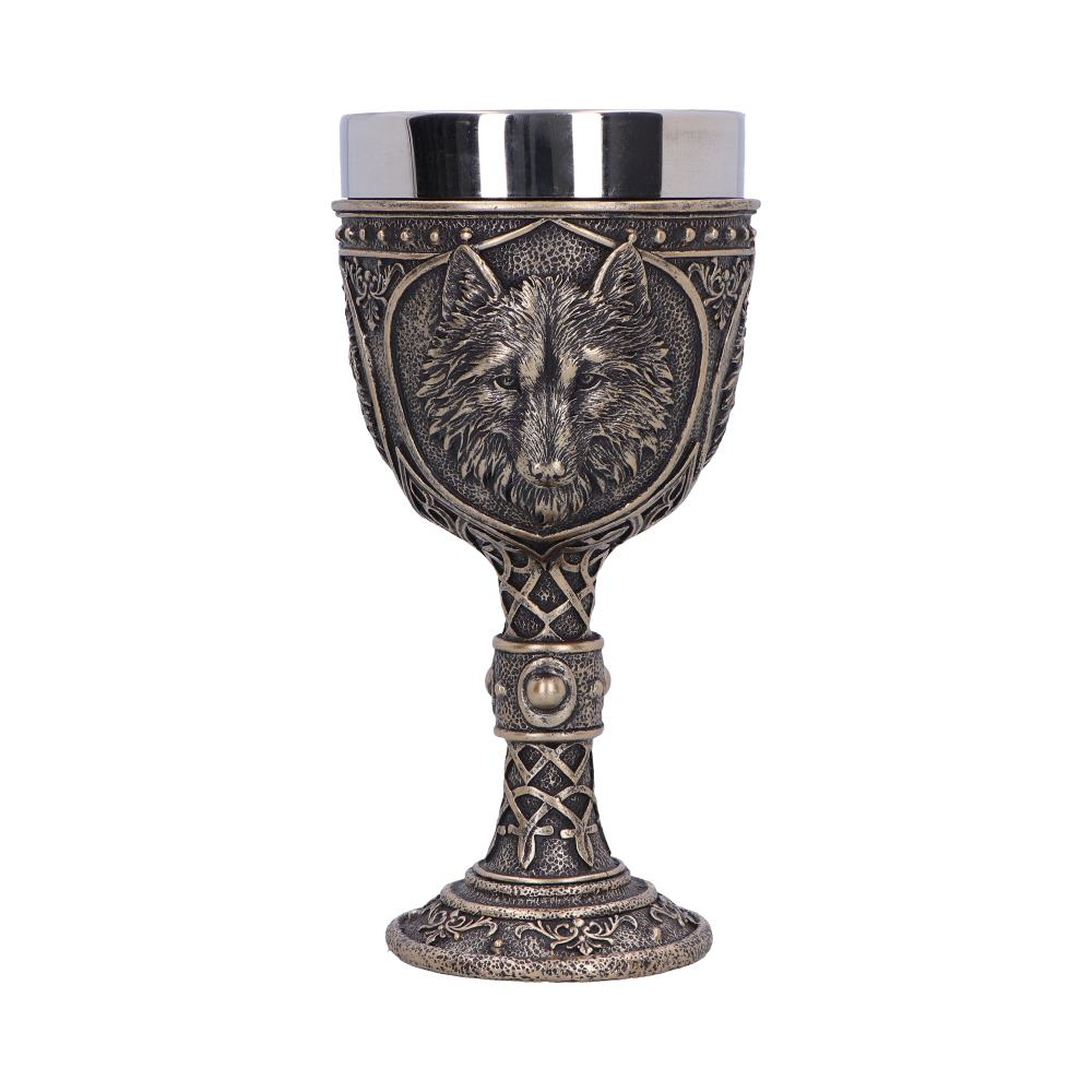 Pocal decorativ cu tematică lup medieval – Wild Thirst Chalice [3]