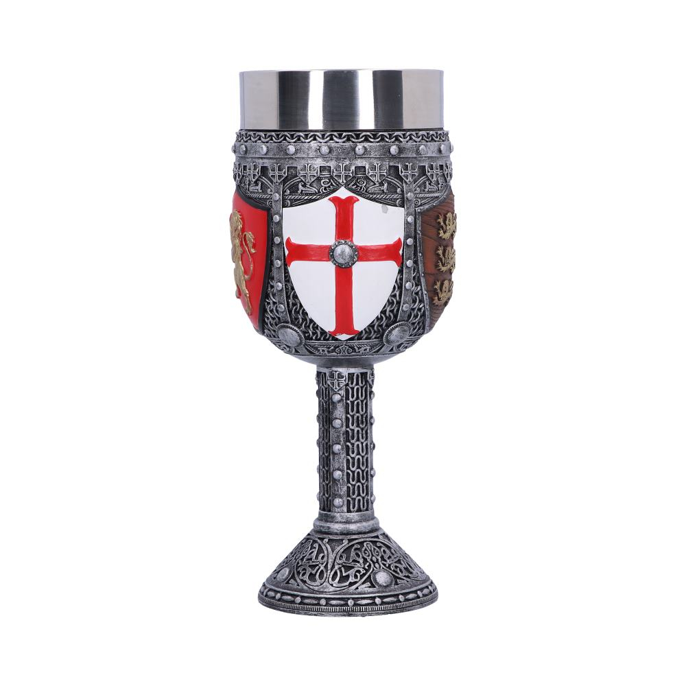 Pocal englezesc de 17 cm – Design heraldic, insert din oțel inoxidabil [5]