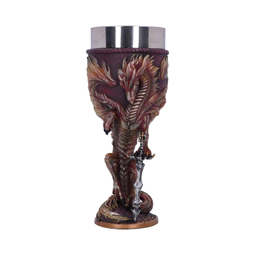 Pocal Flame Blade – Pocal cu Dragonul Rosu al Focului de Ruth Thompson, 17.5 cm [3]