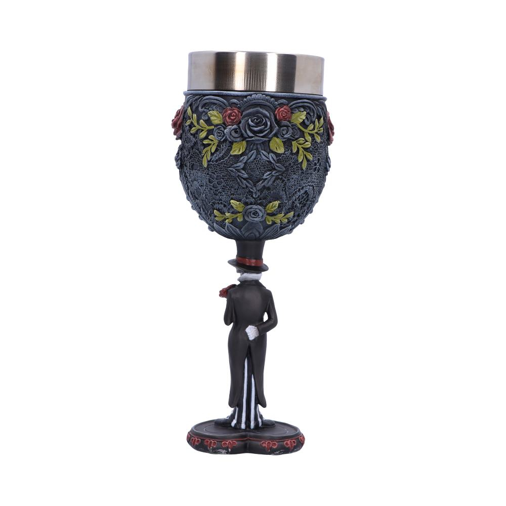 Pocal gotic Mr Goblet – Design schelet masculin, 21 cm [5]