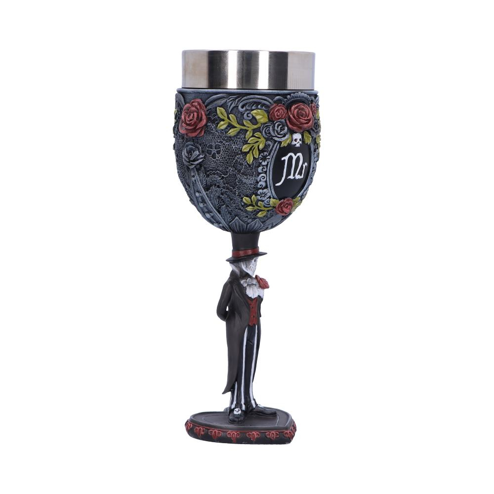 Pocal gotic Mr Goblet – Design schelet masculin, 21 cm [6]