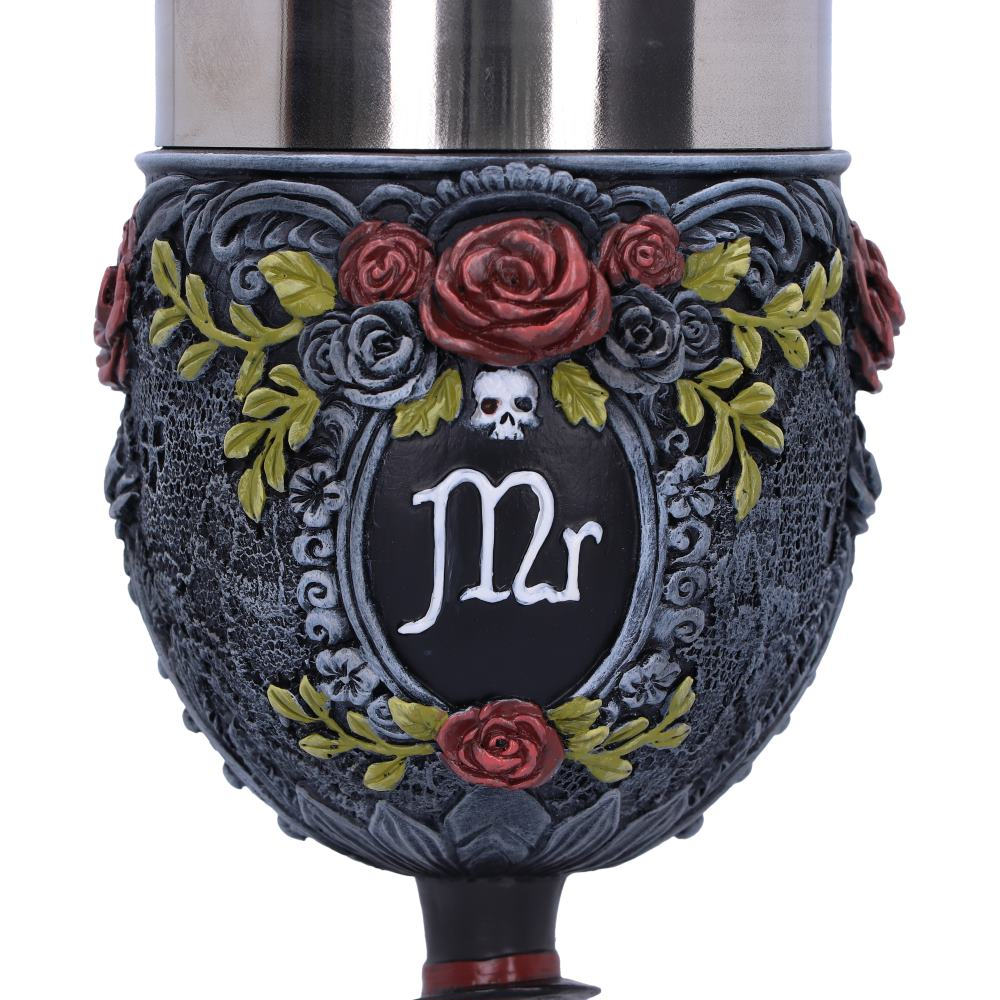Pocal gotic Mr Goblet – Design schelet masculin, 21 cm [7]