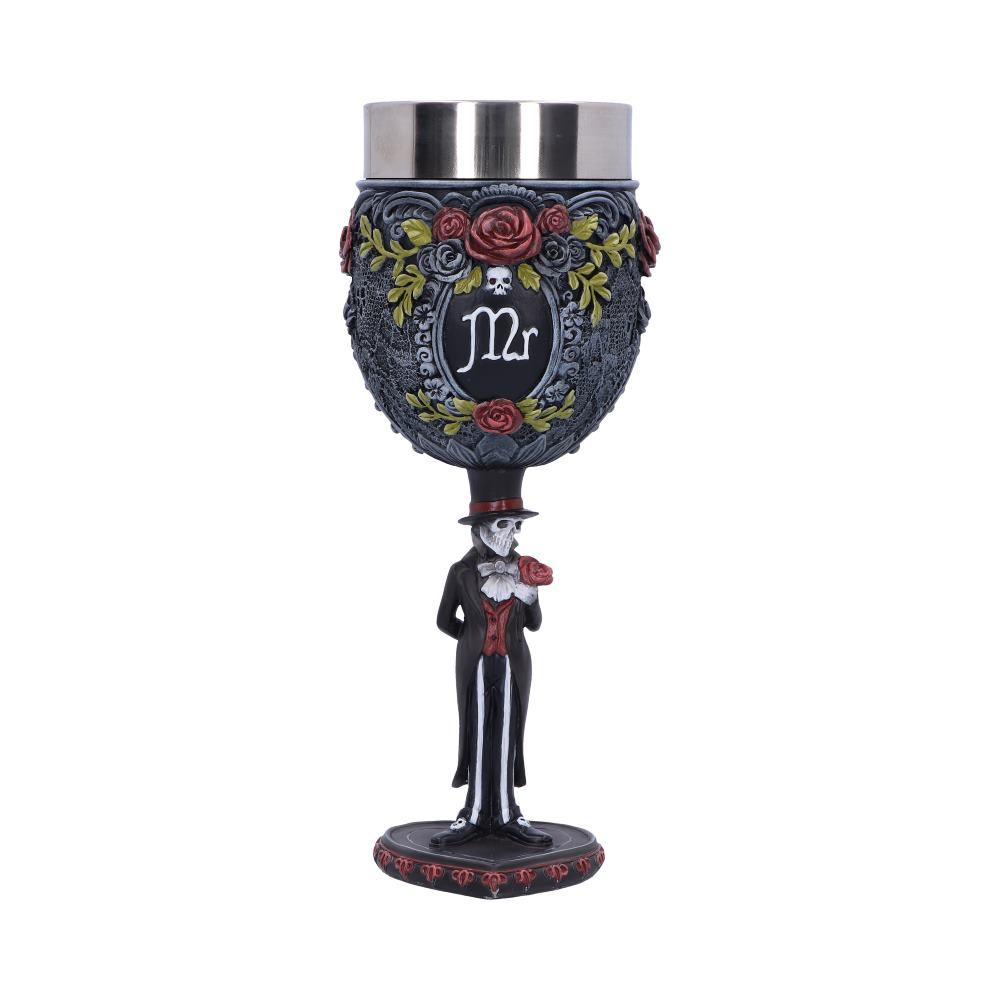 Pocal gotic Mr Goblet – Design schelet masculin, 21 cm [3]