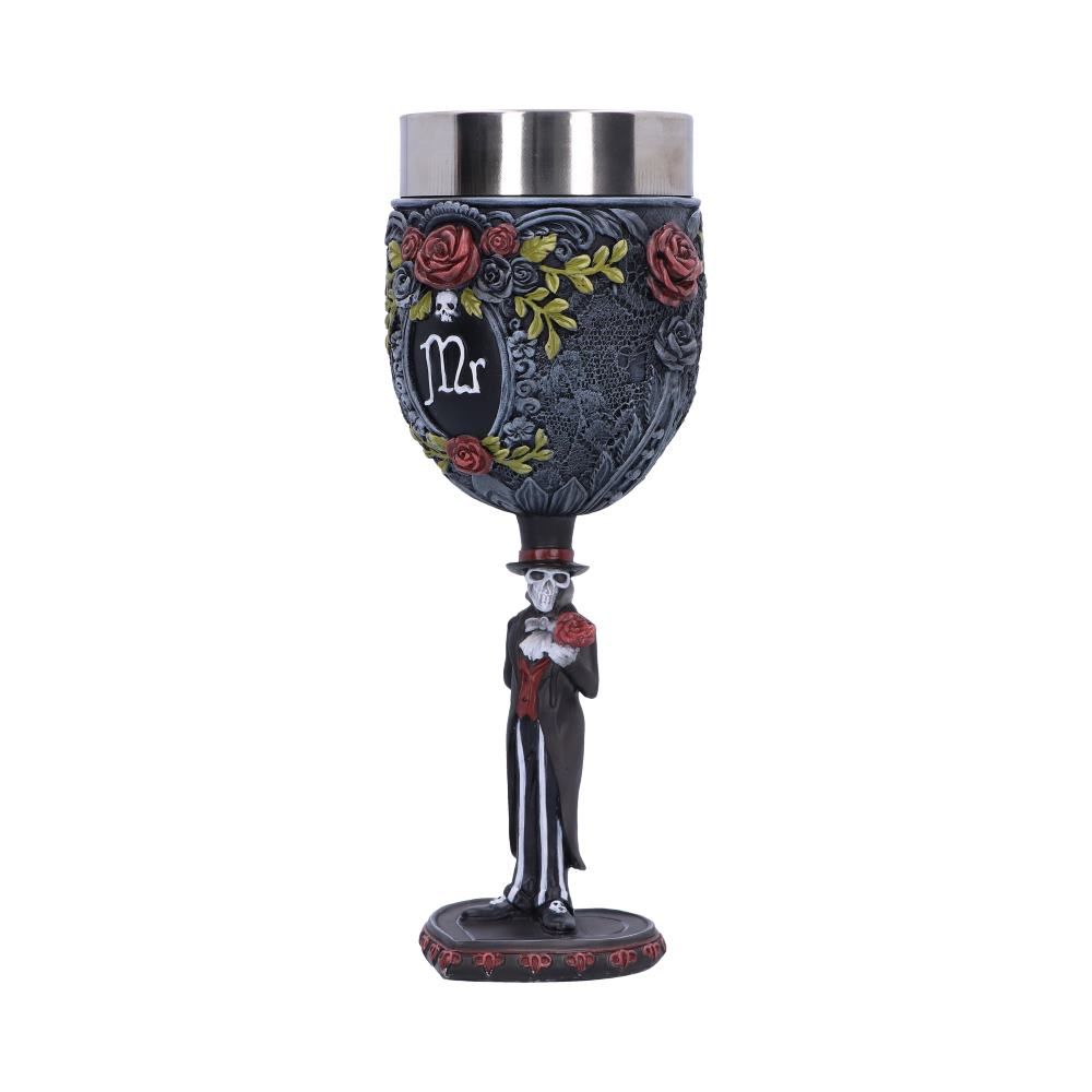 Pocal gotic Mr Goblet – Design schelet masculin, 21 cm [4]
