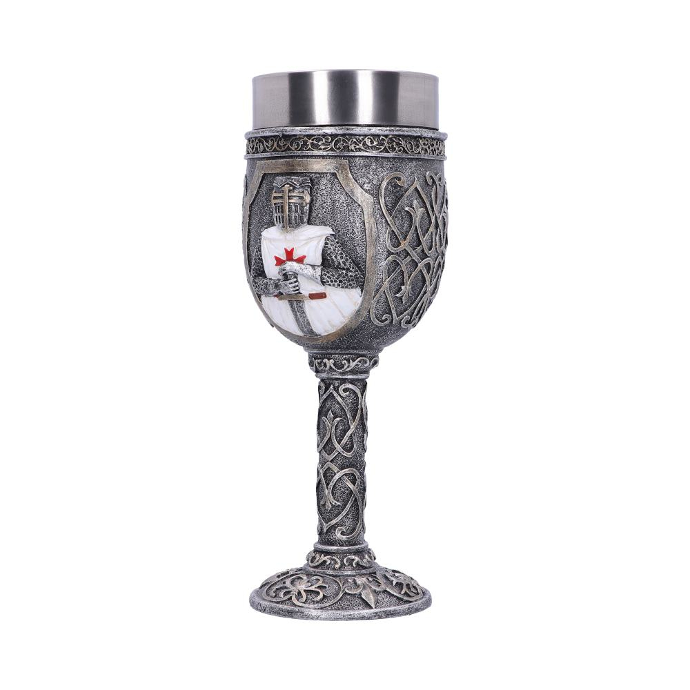Pocal 'Templar' de 19 cm – Design cu cavaler medieval și detalii aurii [4]