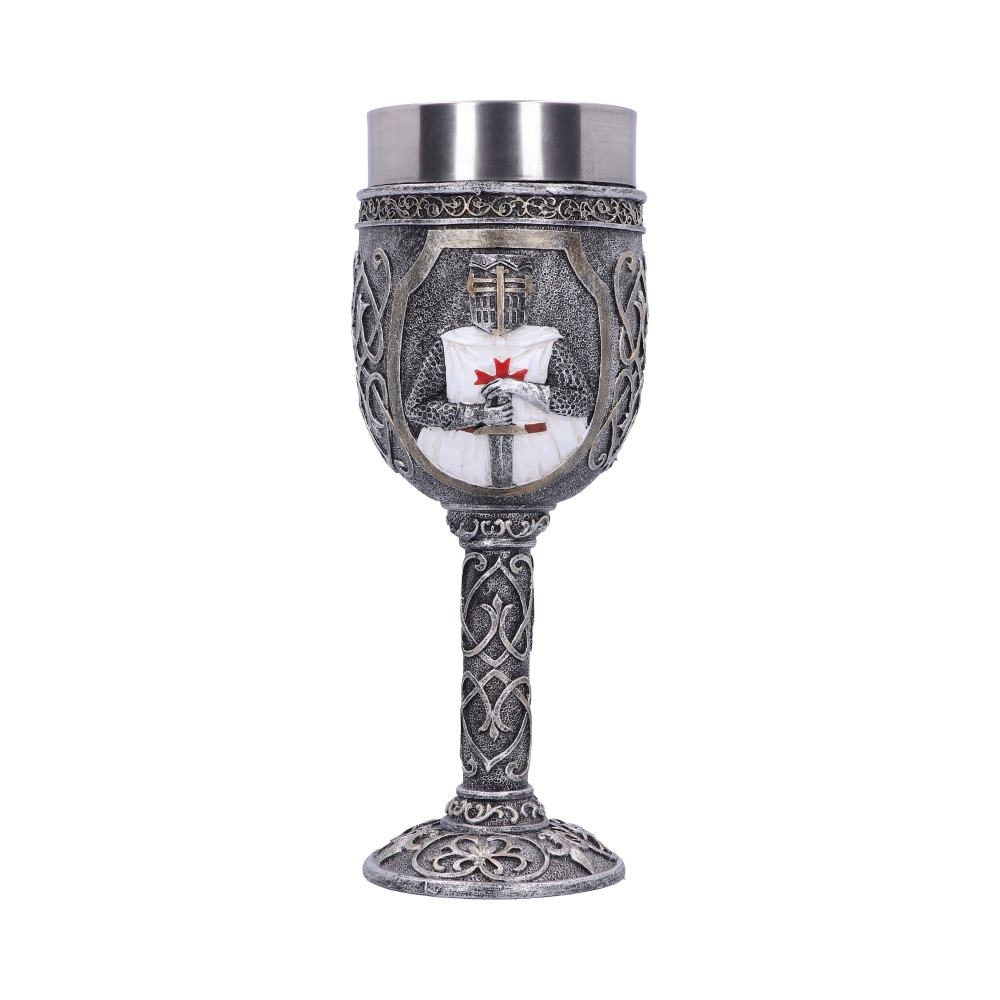 Pocal 'Templar' de 19 cm – Design cu cavaler medieval și detalii aurii [3]