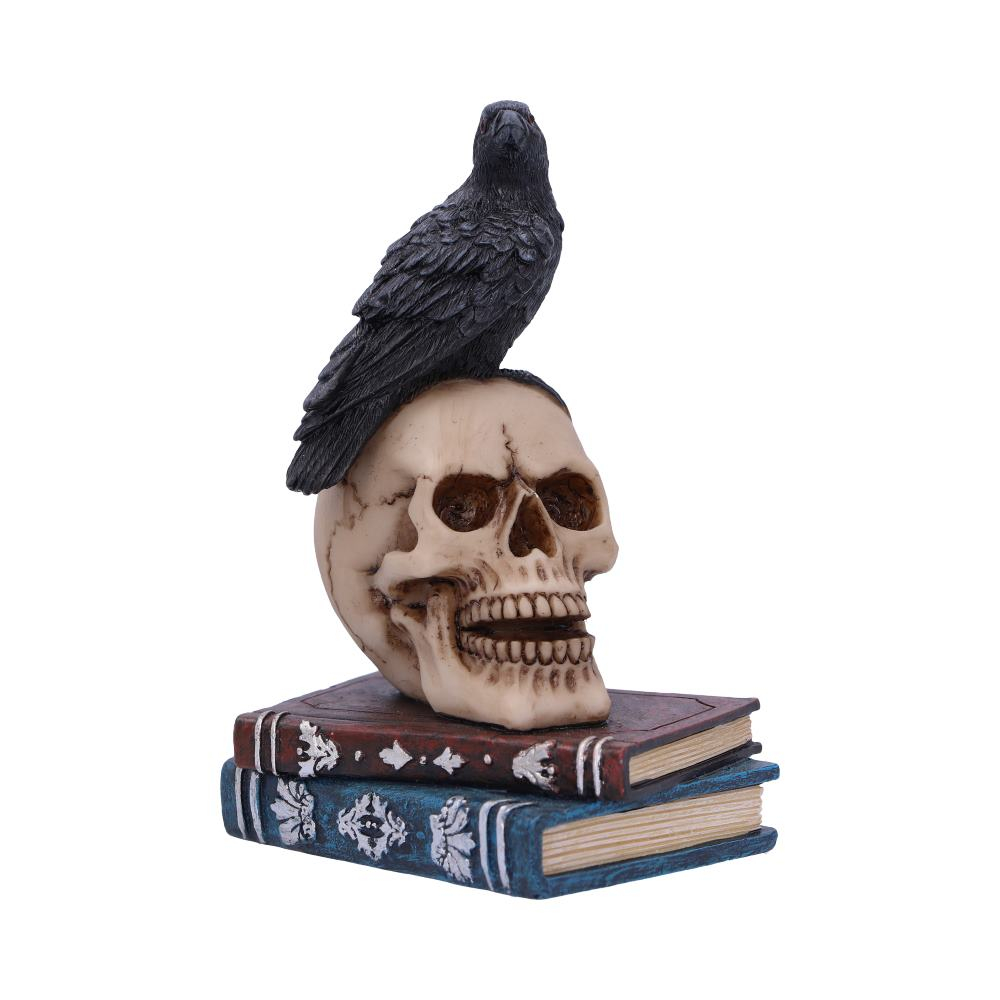 Raven's Spell – Figurina Gotica cu Corb si Craniu [3]