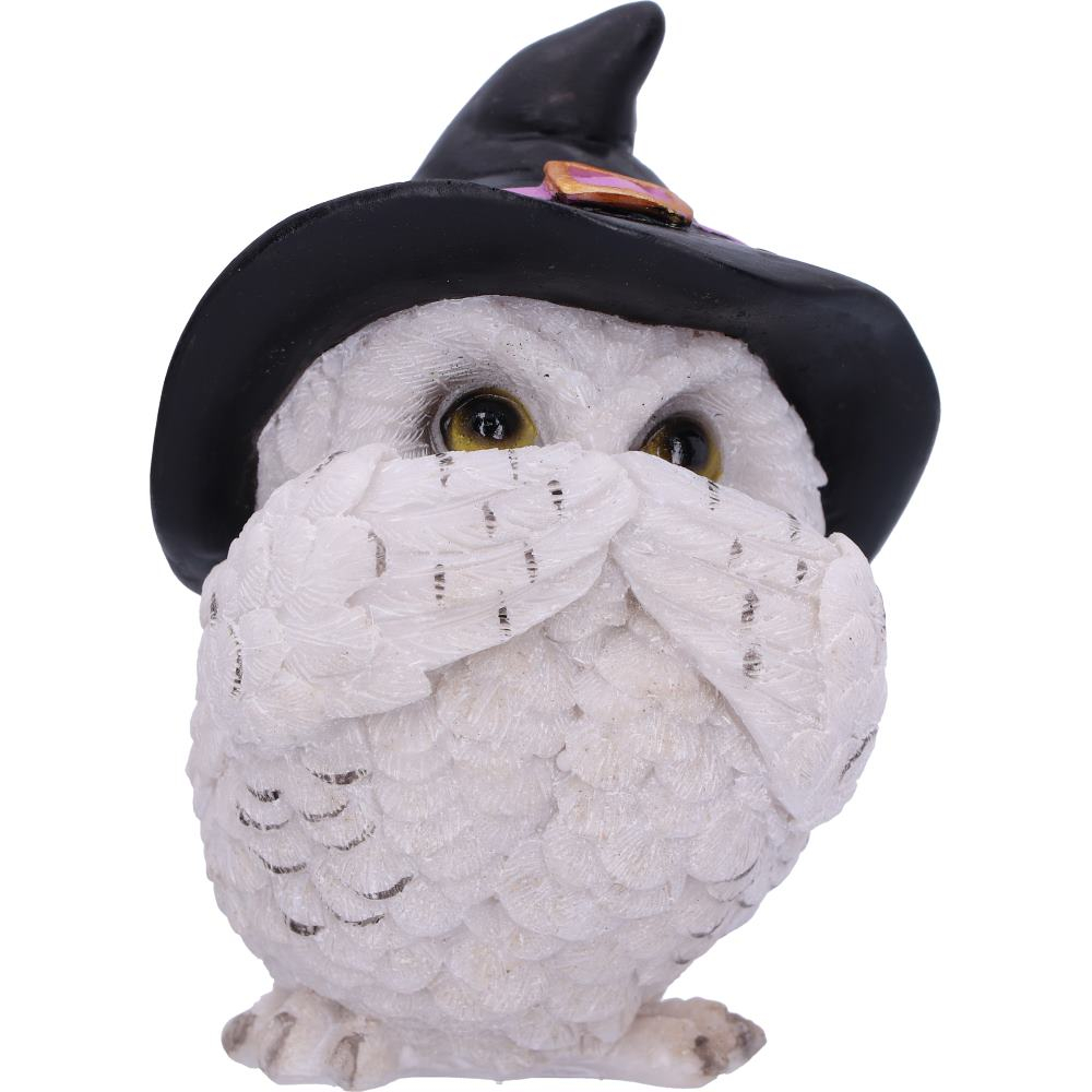 Set de 3 figurine bufnite albe "Trei intelepte" – 9 cm [8]