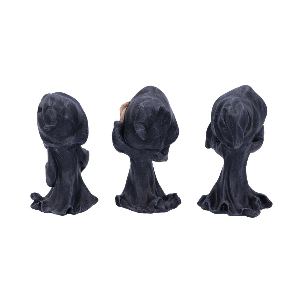 Set figurine Three Wise Reapers – Nu vezi, nu auzi, nu vorbești răul, 11 cm [5]