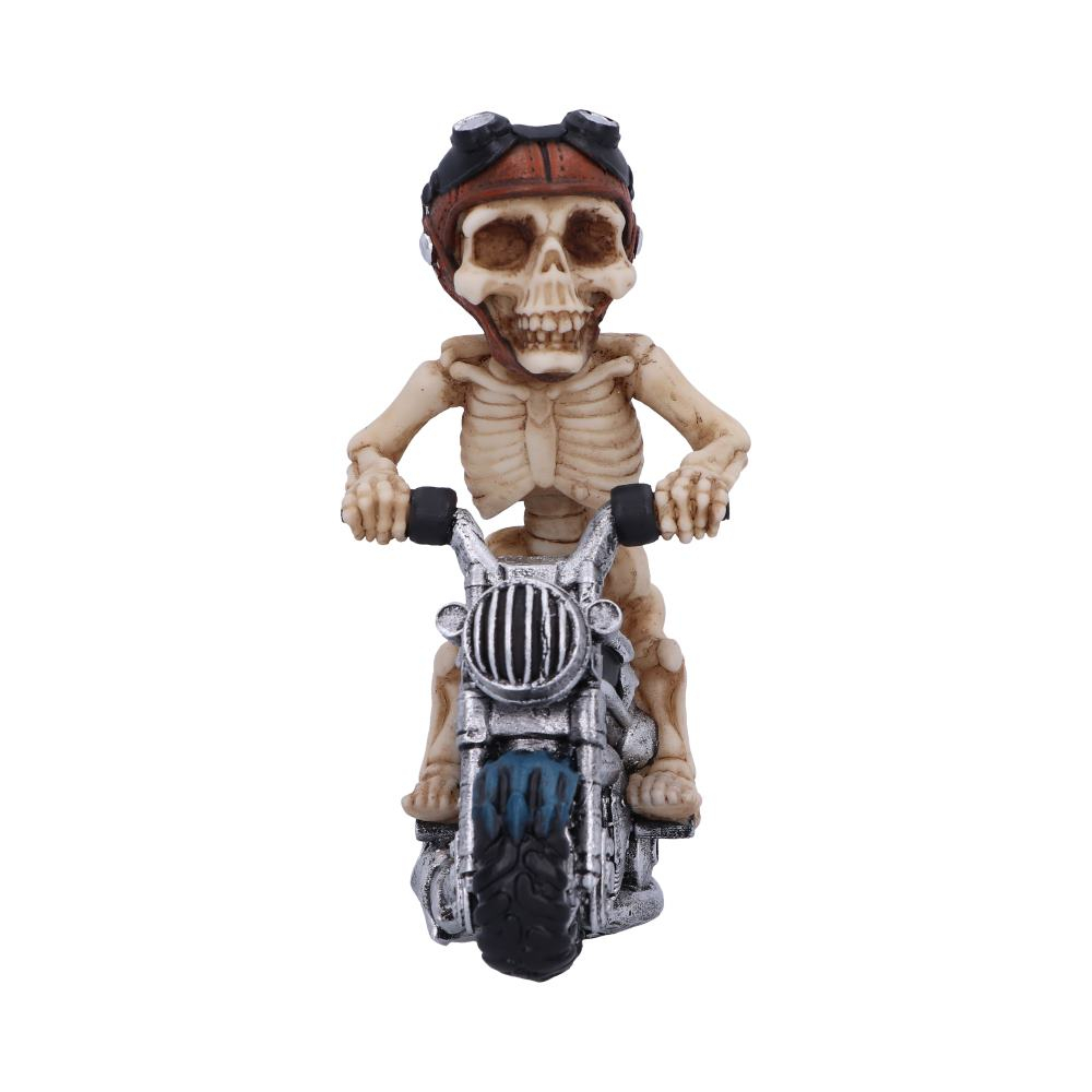 Skelecruiser – Figurina Craniu pe Motocicleta - Decor Gothic Rebel [3]