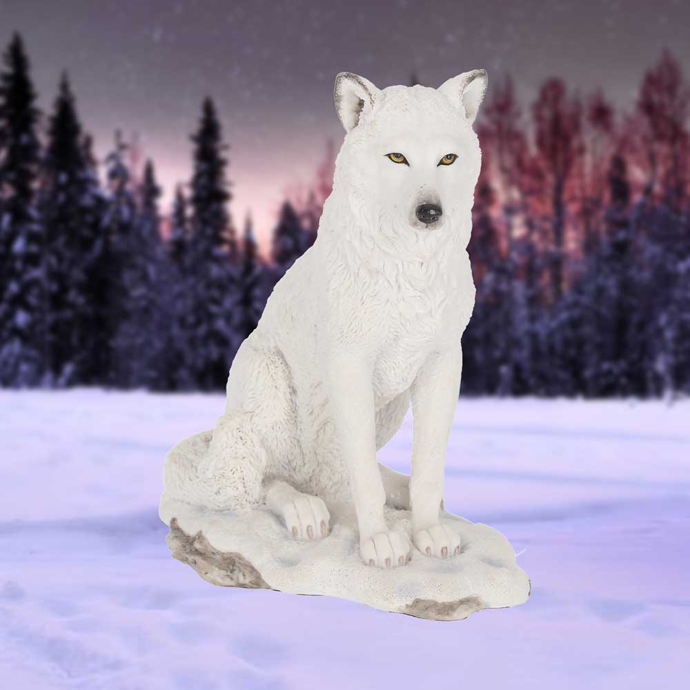 Statuetă decorativă Lupul Fantomă – Ghost Wolf [1]