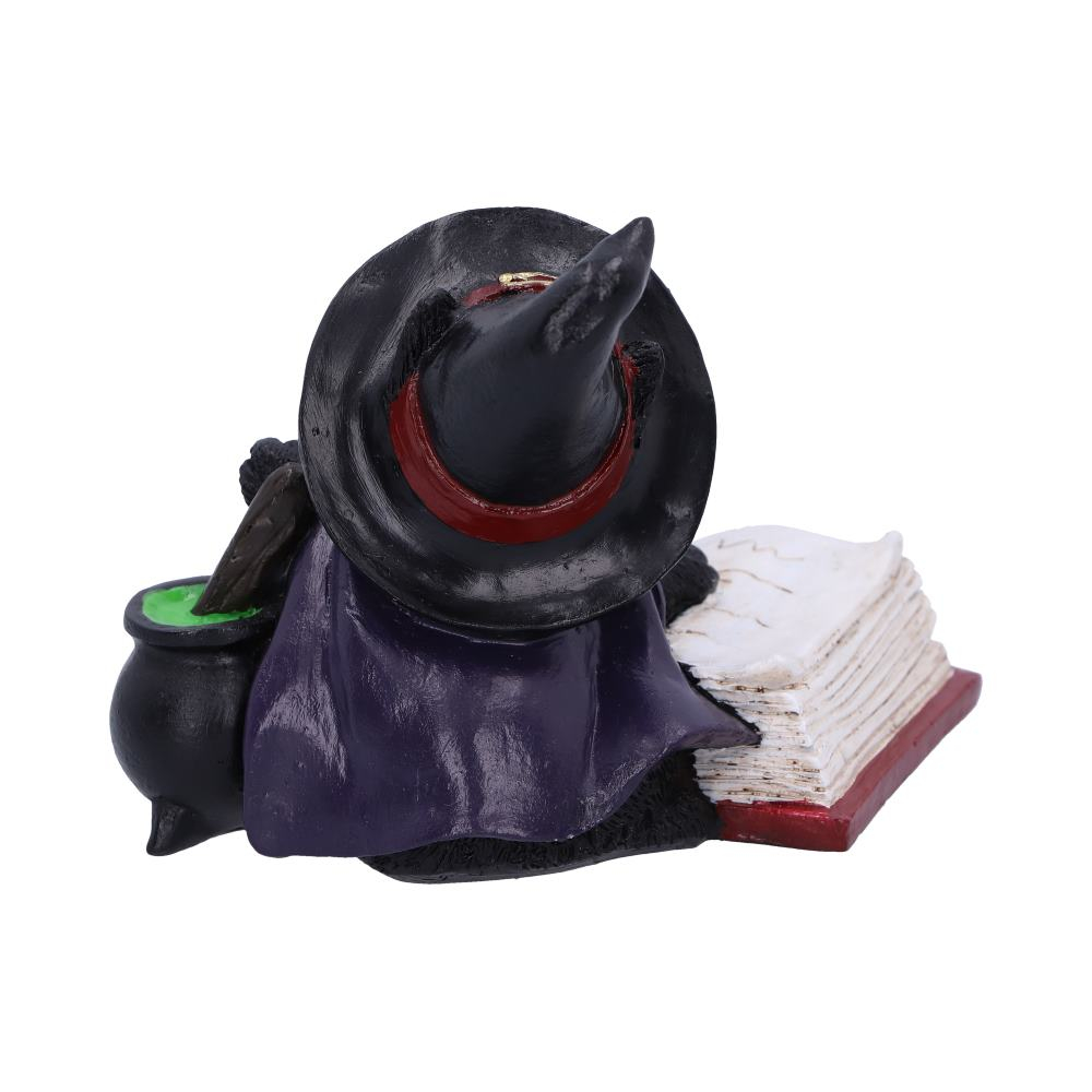 Statueta Familiar's Brew 8,5 cm - Decoratiune gotica cu pisica neagra si ceaun mistic [5]