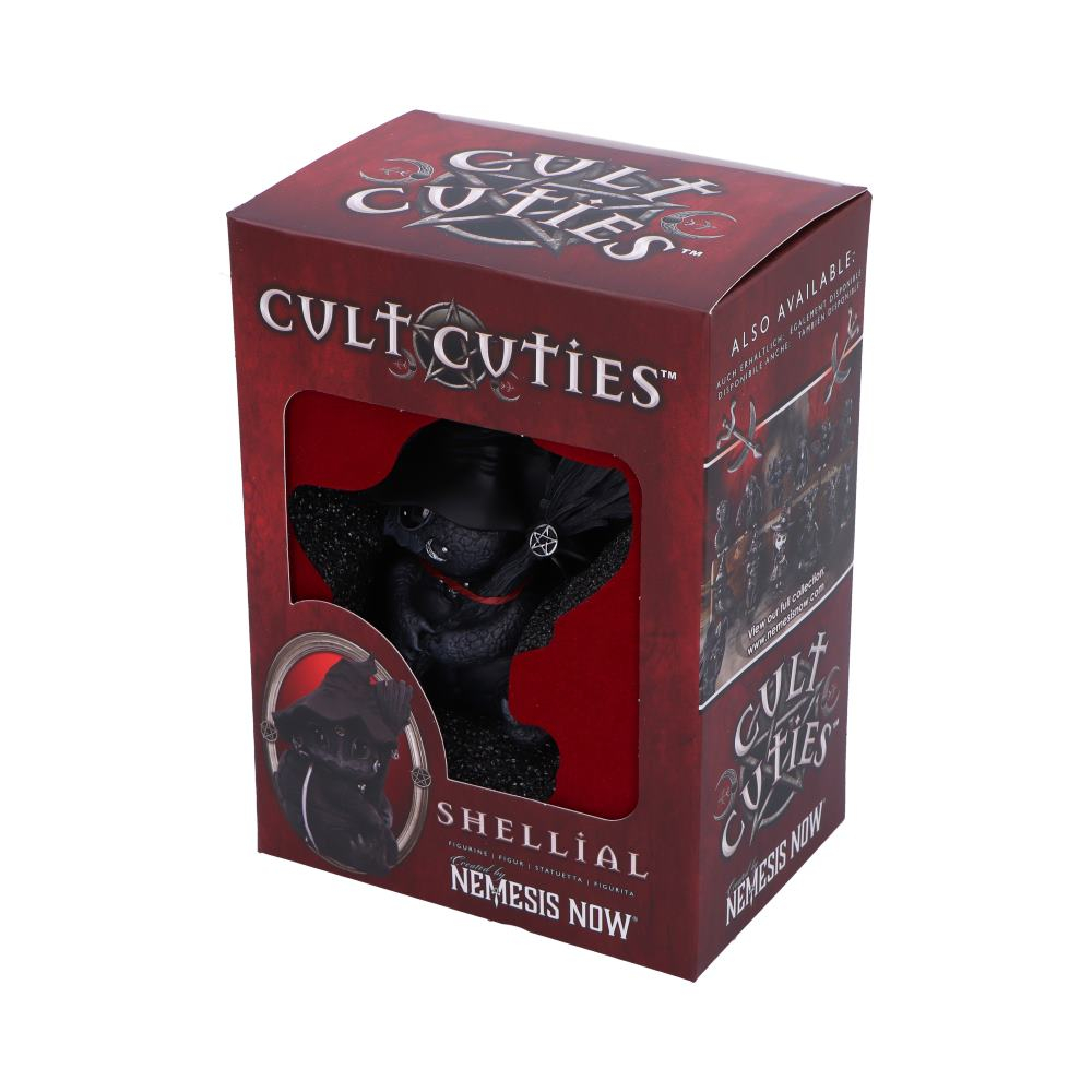 Statueta Shellial – Pisica gotica cu cochilie de melc [9]