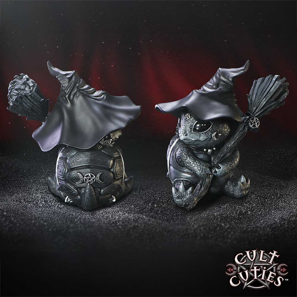 Statueta Shellial – Pisica gotica cu cochilie de melc [10]