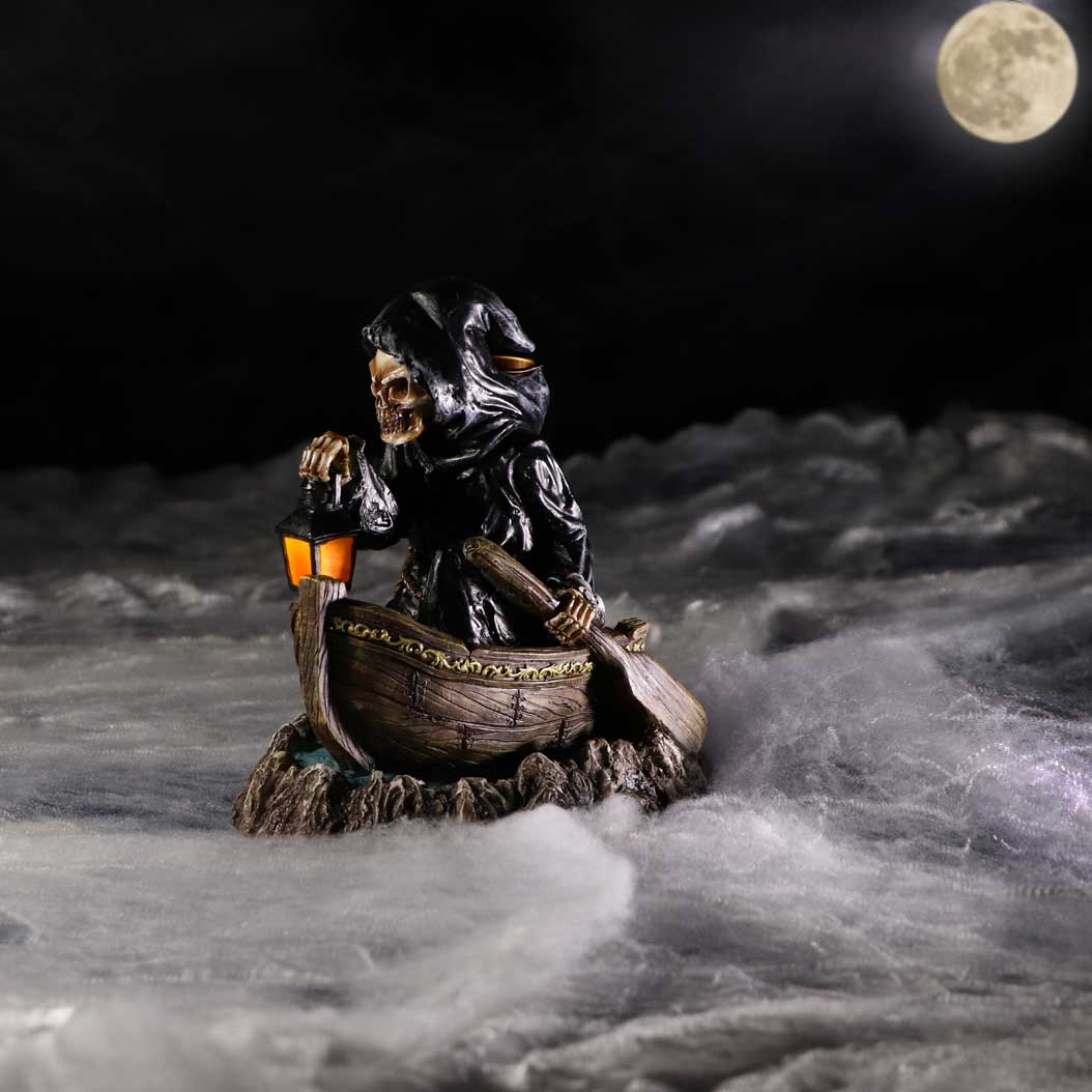 Suport tamaie flux invers Scent of the Styx 16,6 cm - Decoratiune gotica cu Grim Reaper [1]