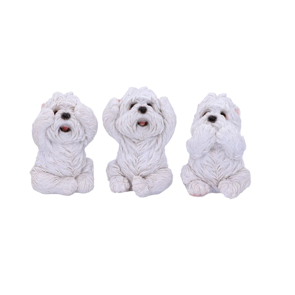 Three Wise Westies – Figurine Westie "Nu vad, nu aud, nu vorbesc"​ [2]