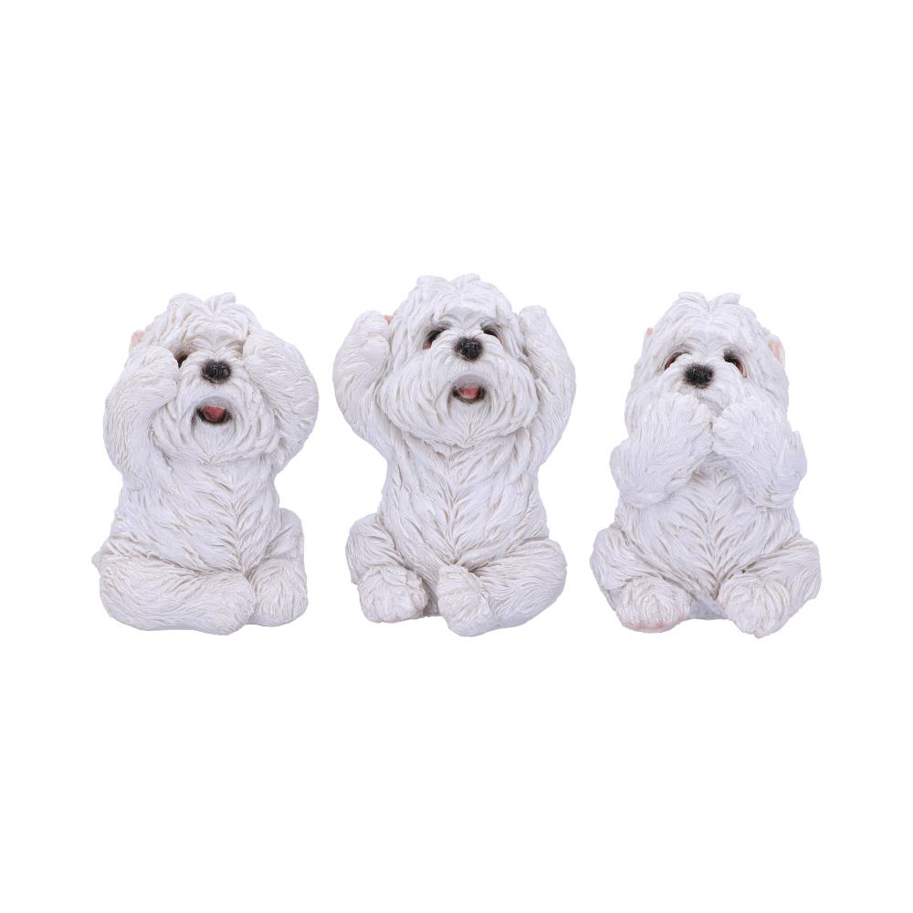 Three Wise Westies – Figurine Westie "Nu vad, nu aud, nu vorbesc"​ [3]