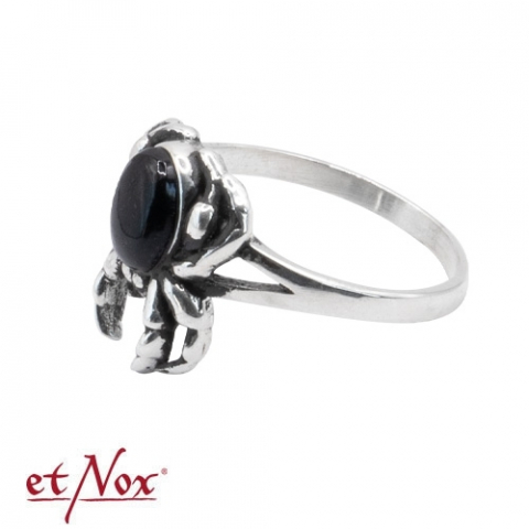 Inel etNox „Black Spider” din argint 925 cu onix [1]