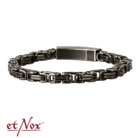 Brățară etNox "Antique Square" din oțel inoxidabil – Bijuterie gotică elegantăv