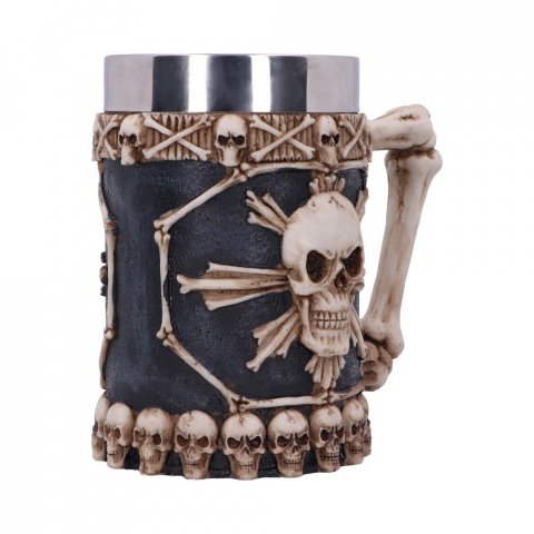 Cană gotică decorativă cu cranii – Large Tankard of Skulls [5]