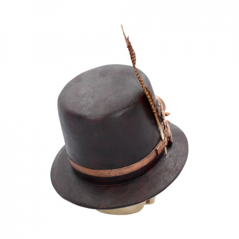 Craniu decorativ steampunk cu pălărie – The Aristocrat [6]
