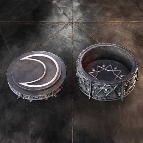 Cutie de bijuterii Hoard of the Baphomet – Design gotic [8]