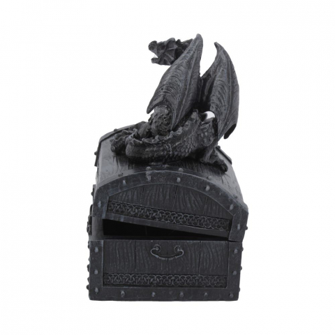 Cutie decorativă Sacred Keeper – Cufăr de comori cu dragon, 14,5 cm [3]