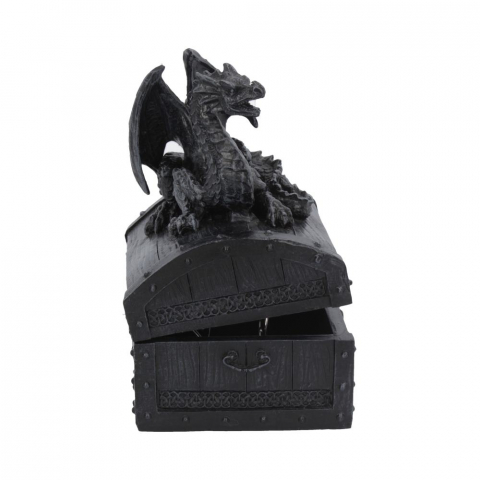 Cutie decorativă Sacred Keeper – Cufăr de comori cu dragon, 14,5 cm [6]