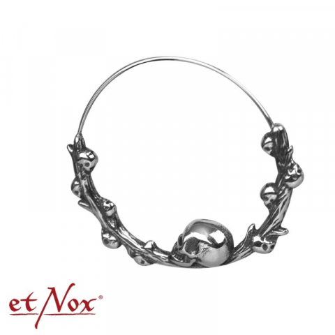 Cercei etNox „Skulls” – bijuterie gotică din oțel inoxidabil [1]