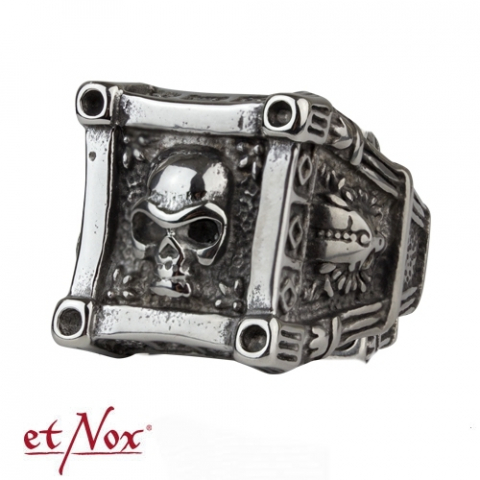Inele - Inel etNox „Skull” din oțel inoxidabil