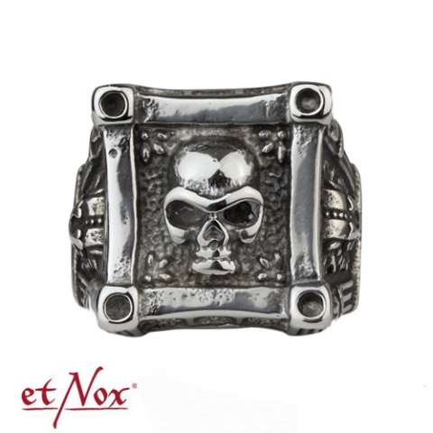 Inel etNox „Skull” din oțel inoxidabil [1]