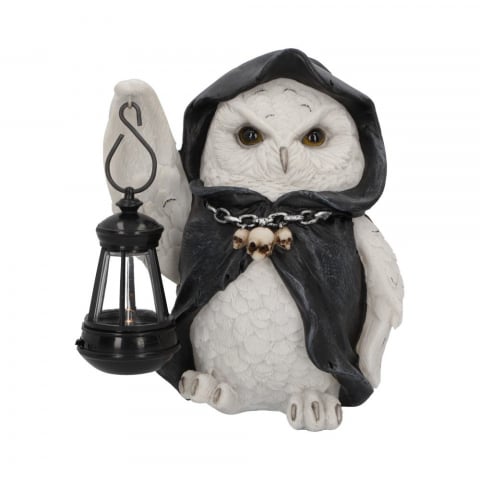 Felinar Reaper's Flight 17 cm - Decoratiune gotica cu Grim Reaper bufnita [2]
