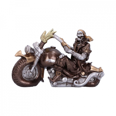 Figurina Bronze Full Throttle Motorbike 17 cm - Sculptura decorativa motocicleta [2]