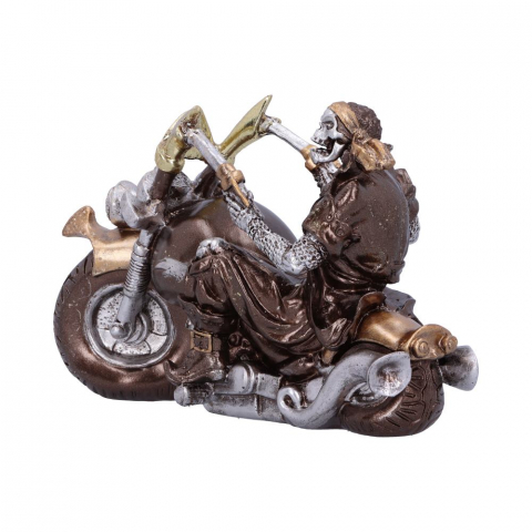 Figurina Bronze Full Throttle Motorbike 17 cm - Sculptura decorativa motocicleta [3]