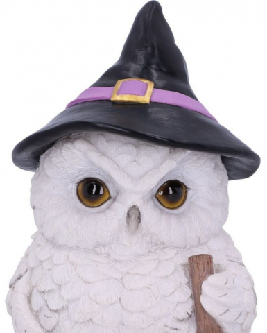 Figurină Bufniță Magică – Snowy Magic, Decor Wicca, Fantasy, Rășină [2]