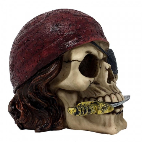 Figurină "Craniu Pirat" – Decor Gotico-Fantezist [1]