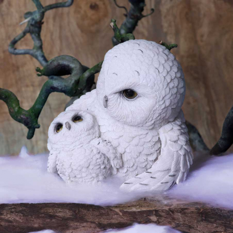 Figurina Feathered Guide – Bufnite Albe, 13,5 cm [0]