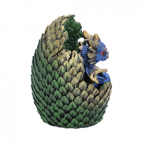 Figurină Geode Home (Blue) – Pui de Dragon în Ou Geodă, 10,7 cm [4]