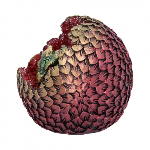 Figurină Geode Home (Green) – Pui de Dragon în Ou Geodă, 10,7 cm [2]
