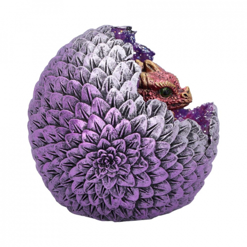 Figurină Geode Home (Red) – Pui de Dragon în Ou Geodă, 10,7 cm [4]