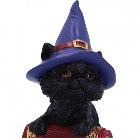 Figurină Hocus – Pisică Neagră Familiară și Carte de Vrăji, 12,7 cm [7]