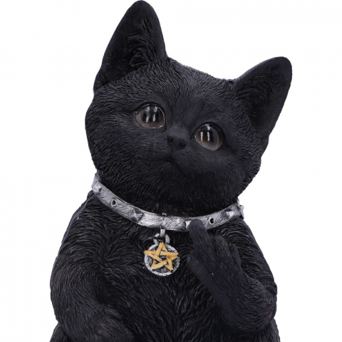 Figurină Pisică Neagră – Cattitude, Decor Gothic & Wiccan [6]