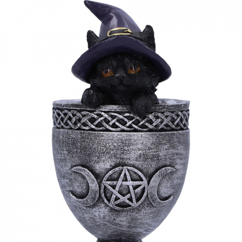 Figurina pisica neagra "Coven Cup" [2]