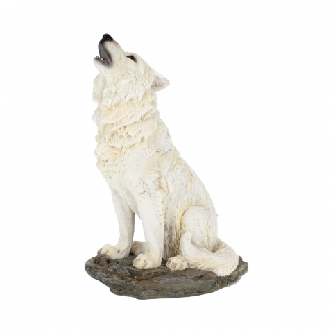 Figurina Storm's Cry – Lup Alb, 20 cm [4]