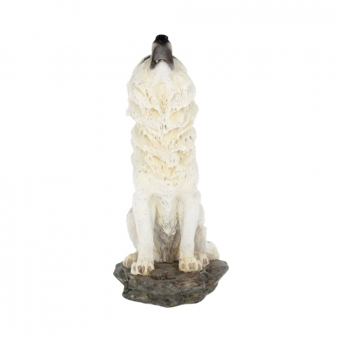 Figurina Storm's Cry – Lup Alb, 20 cm [3]