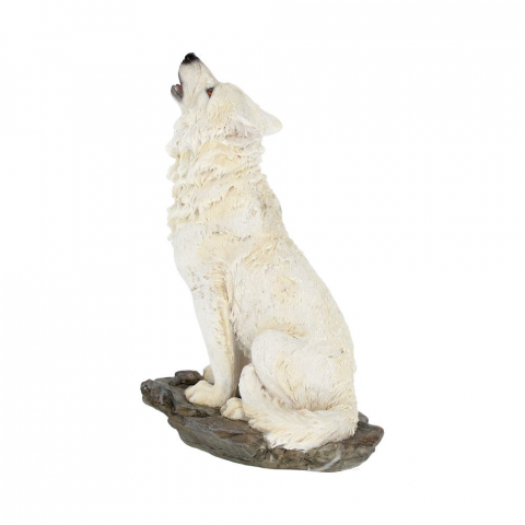 Figurina Storm's Cry – Lup Alb, 20 cm [5]
