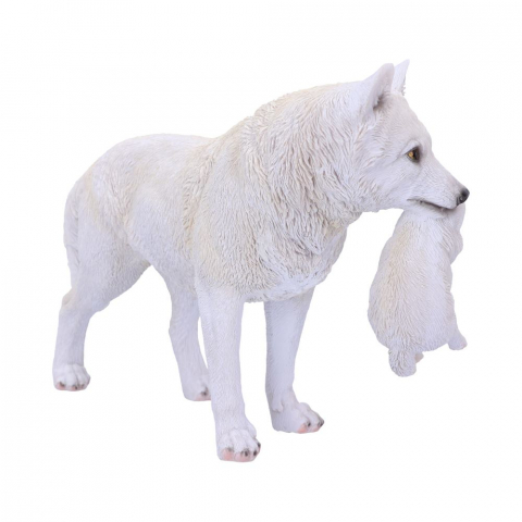 Figurină 'Winter Bond' – Lupoaică și Pui, 30 cm [5]
