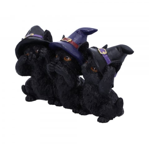 Figurine Three Wise Black Cats – Pisici negre intelepte [3]
