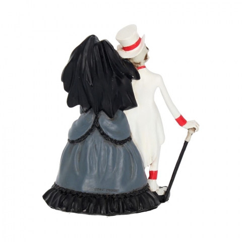 Figurina Nunta Gotica cu Mire si Mireasa Schelet [4]